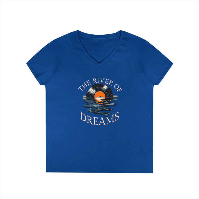 River of Dreams V-Neck T-Shirt - Lyrics - New 2025