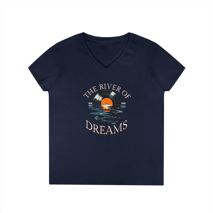 River of Dreams V-Neck T-Shirt - Lyrics - New 2025