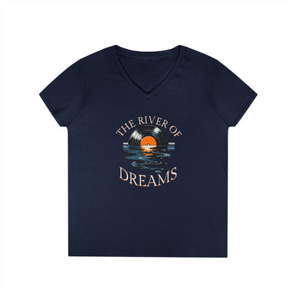 River of Dreams V-Neck T-Shirt - Lyrics - New 2025