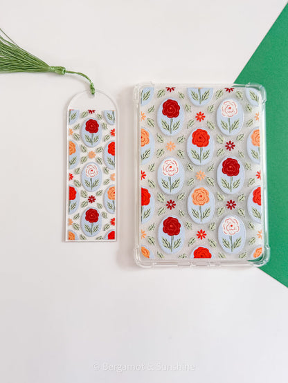 Rose Garden Cameo Kindle Case and/or Bookmark [Combined Listing]