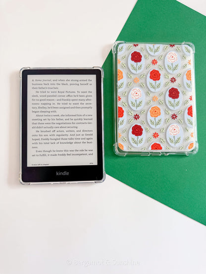 Rose Garden Cameo Kindle Case and/or Bookmark [Combined Listing]