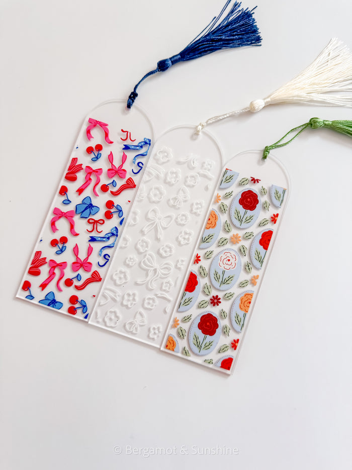 Rose Garden Cameo Kindle Case and/or Bookmark [Combined Listing]