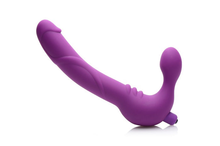 Royal Revolver Vibrating Strapless Silicone Strap On Dildo Image 4