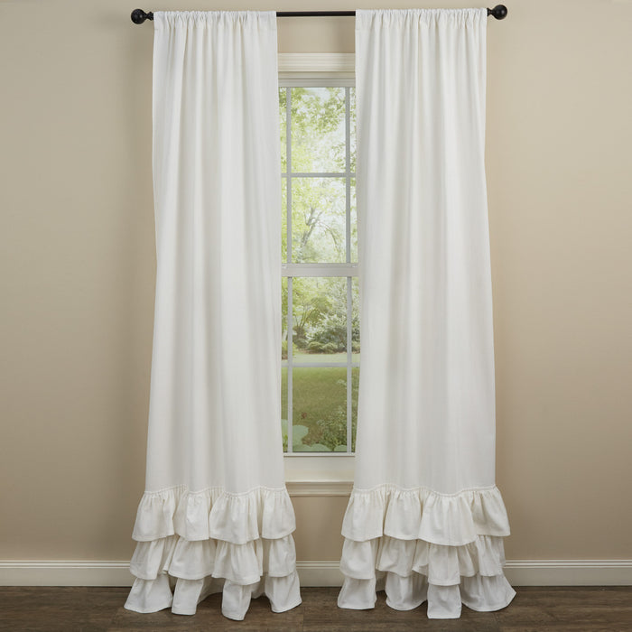 farmhouse RUFFLED PANELS - 84"L