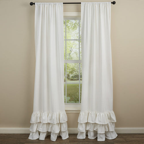 farmhouse RUFFLED PANELS - 84"L