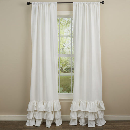 farmhouse RUFFLED PANELS - 84"L