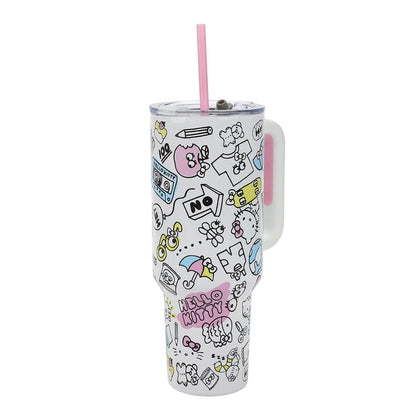 Sanrio - Hello Kitty Bag & 40 oz. Stainless Steel Tumbler Set