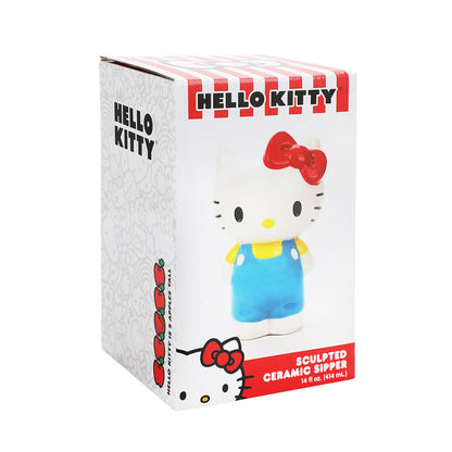 Sanrio - Hello Kitty Sculpted Ceramic Cup With Straw