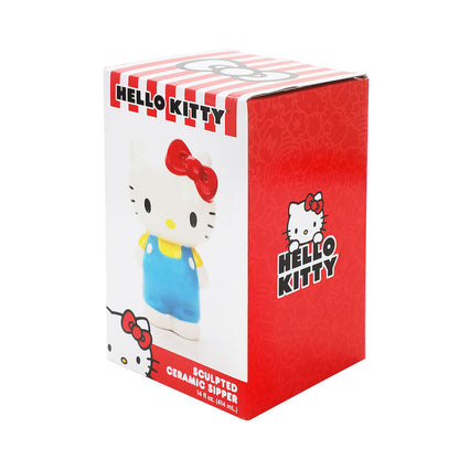 Sanrio - Hello Kitty Sculpted Ceramic Cup With Straw