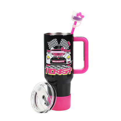 Sanrio - Hello Kitty Tokyo Speed & Straw Cover 40 oz. Stainless Steel Tumbler