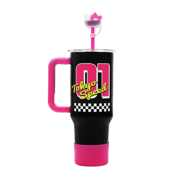 Sanrio - Hello Kitty Tokyo Speed & Straw Cover 40 oz. Stainless Steel Tumbler