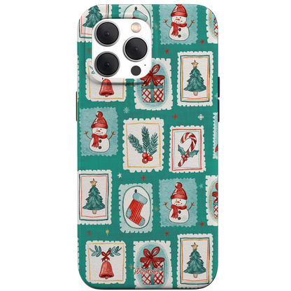 Santa's Stamps MagSafe iPhone Case