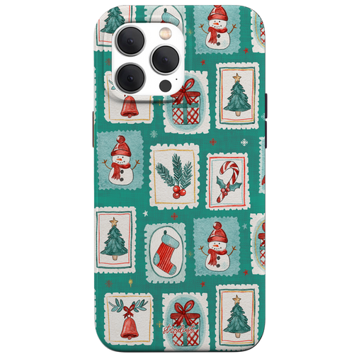 Santa's Stamps MagSafe iPhone Case