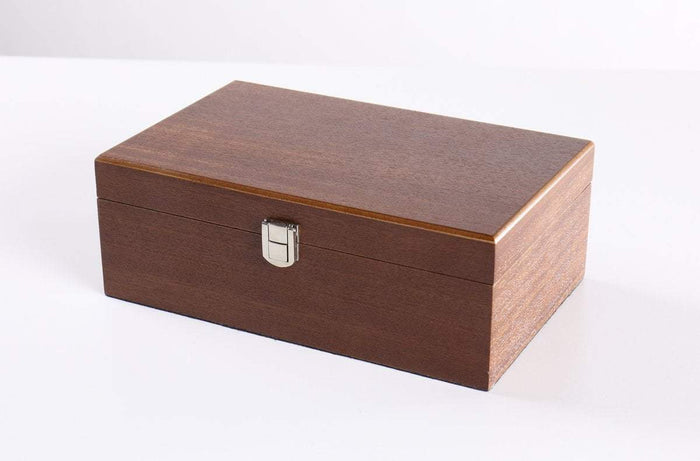 Sapele Storage Box (for most pieces up to 3.75") - Box - Chess-House