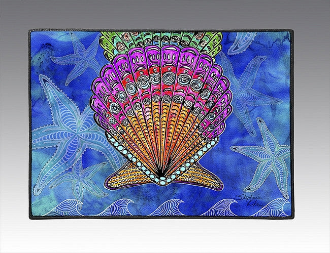 Scallop Shells Door Mat