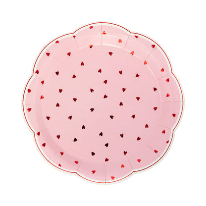 My Mind’s Eye VAL1244 - Scalloped Scattered Heart Plate