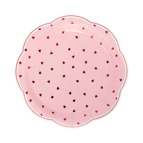 My Mind’s Eye VAL1244 - Scalloped Scattered Heart Plate