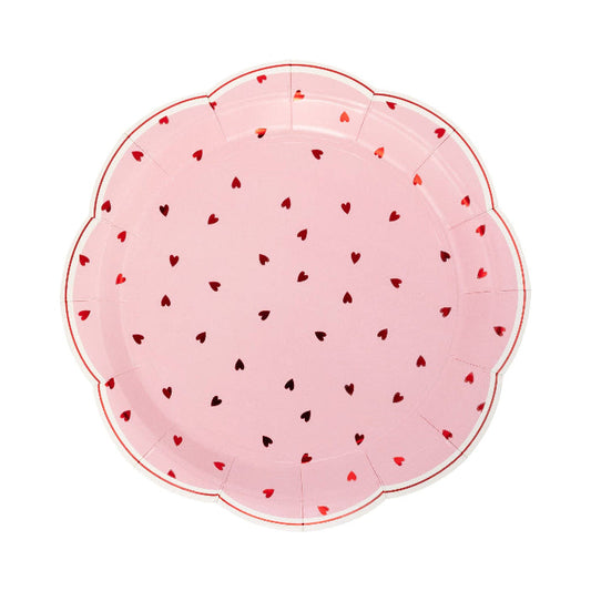 My Mind’s Eye VAL1244 - Scalloped Scattered Heart Plate