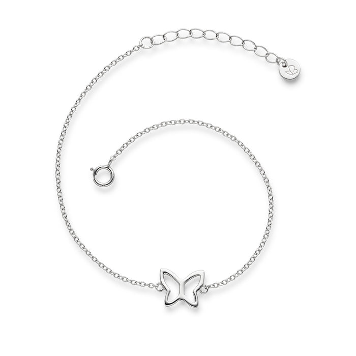Schmetterling Armband silber
