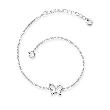 Schmetterling Armband silber
