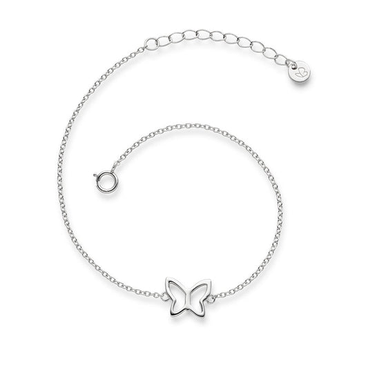 Schmetterling Armband silber