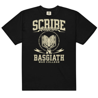 Scribe Quadrant Tee Shirt - The Bean Workshop - box tee, fourth wing, rebecca yarros