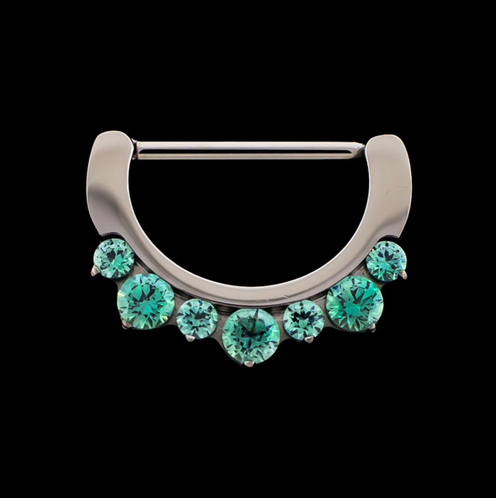 14G (1.6mm) / 14mm (9/16") / Fancy Light Green