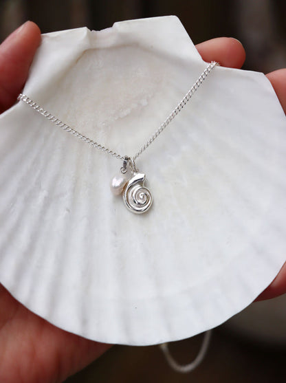 Shell & Pearl halsband | 9225 silver