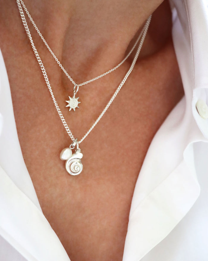 Shell & Pearl halsband | 9225 silver