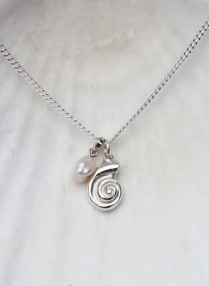 Shell & Pearl halsband | 9225 silver