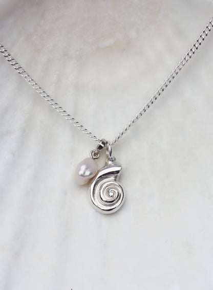 Shell & Pearl halsband | 9225 silver