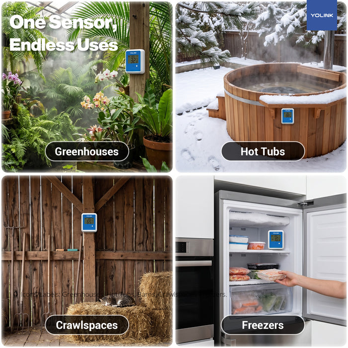 Sidewalk Outdoor Temperature & Humidity Sensor, Amazon Sidewalk Gateway Required