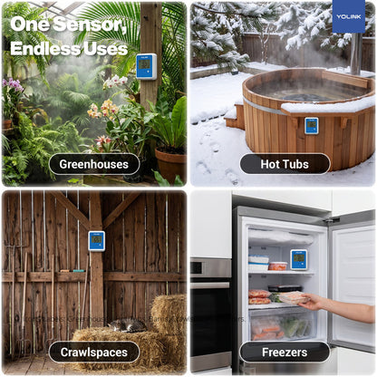 Sidewalk Outdoor Temperature & Humidity Sensor, Amazon Sidewalk Gateway Required