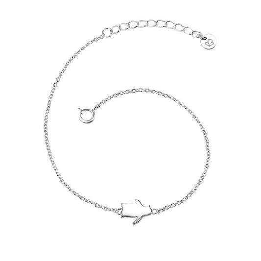 Silberarmband Pinguin
