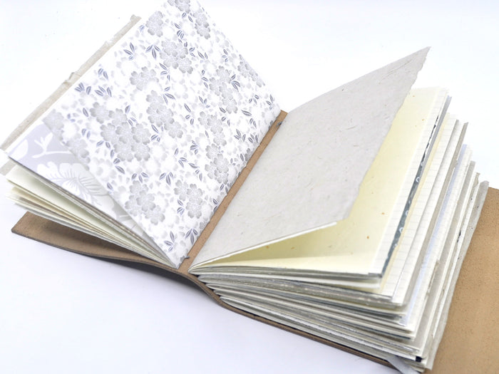 Silver Dollar One of a Kind Leather Journal