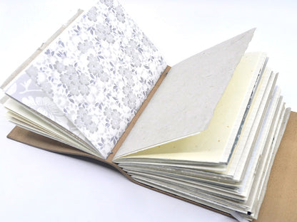 Silver Dollar One of a Kind Leather Journal