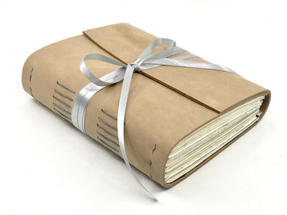 Silver Dollar One of a Kind Leather Journal