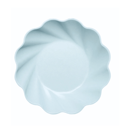 Sophistiplate Party Simply Eco Salad Plates - Sky Blue