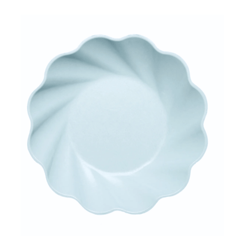 Sophistiplate Party Simply Eco Salad Plates - Sky Blue