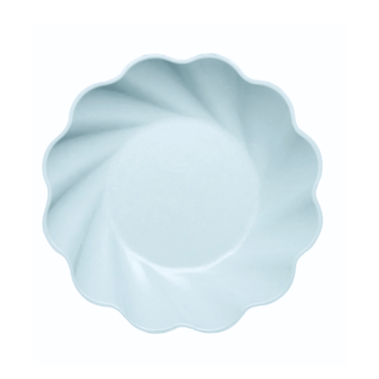Sophistiplate Party Simply Eco Salad Plates - Sky Blue