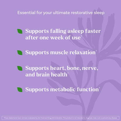 Sleep & Restore Melatonin Free Calming Drink Mix (Lemon Chamomile Flavor)