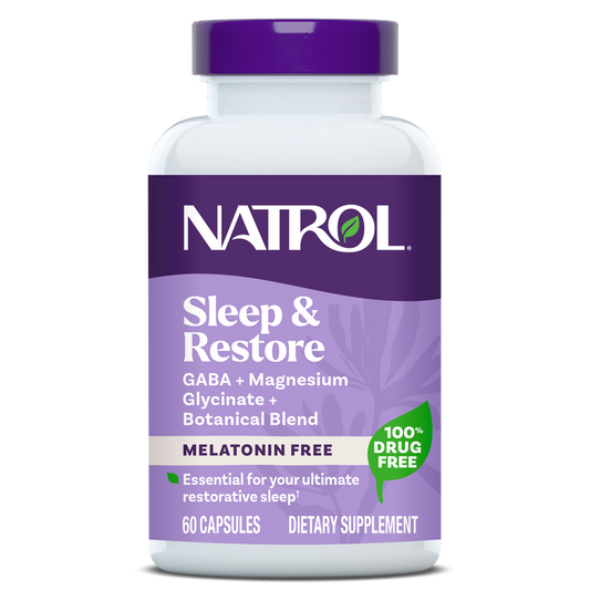 Natrol Sleep & Restore Capsules (Melatonin Free)