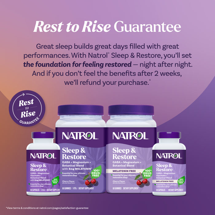 Sleep & Restore Melatonin Free Gummies