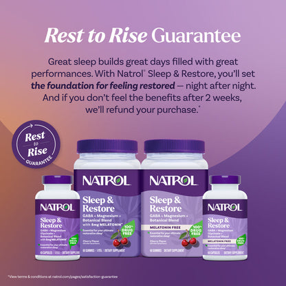 Sleep & Restore Melatonin Free Gummies