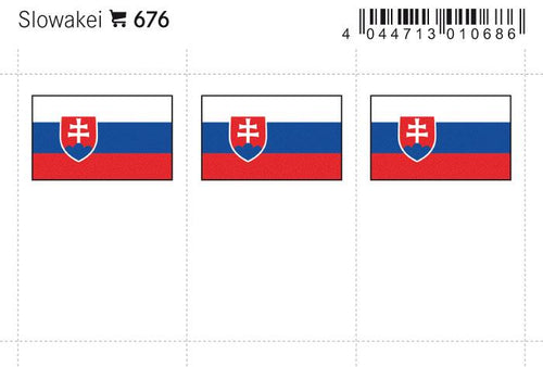 Slovakia Flag Labels