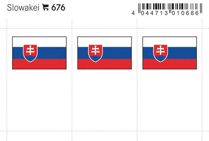 Slovakia Flag Labels