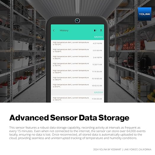 Advanced sensor data storage