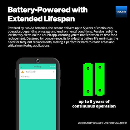 battery-powered with extended lifespan