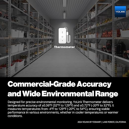 commercial-grade accuracy and wide environmental range