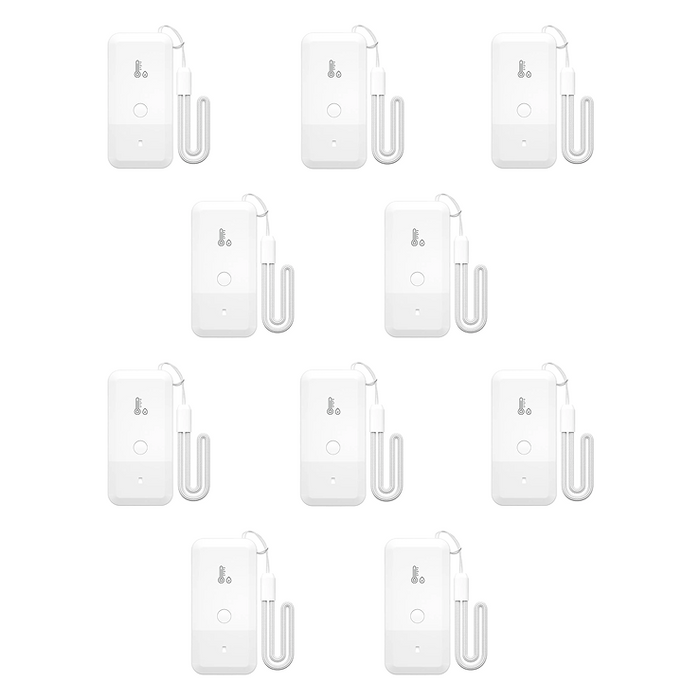 10-pack of smart wireless thermometer hygrometers.